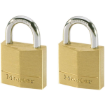 Masterlock 2 x 30mm padlocks ref. 130EURD - keyed alike padlocks - Geel
