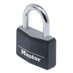 Masterlock 40mm - 21mm hardened steel shackle, 6mm diam. - double locking - 4-pin