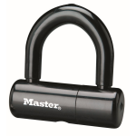 Masterlock Mini U bar disc brake lock 93mm x 47mm x Æ 14mm w/4 keysvinyl cover - - Silver