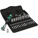 Wera 8100 SA 9 Zyklop Speed-ratelset, 1/4"-aandrijving, inch , 28 -delig - 1 stuk(s)