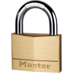 Masterlock 60mm - 30mm hardened steel shackle, 9mm diam. - double locking - 5-pin - Geel