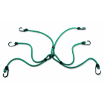 Masterlock Spider bungee with 6 legs 80cm - colour : greendouble reverse hook