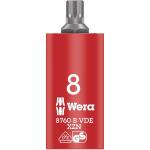 Wera 8760 B VDE XZN Zyklop Bitdop, geïsoleerd, met 3/8"-aandrijving, voor veeltandschroeven, M 8 x 59 mm