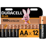 Duracell Alka Plus AA-batterijen 12 stuks