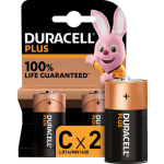 Duracell Alka Plus C batterijen 2 stuks