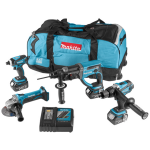 Makita DLX4017 Startset met 4 18V Li-ion machines | 3 accu&apos;s