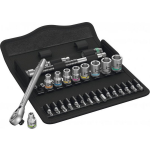 Wera 8100 SA 8 Zyklop Metal-ratelset, omschakelpal, 1/4"-aandrijving, metrisch , 28 -delig - 1 stuk(s)