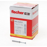 Fischer N 5X30/5 S NAGELPLUG 100 St - Grijs
