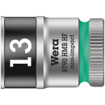 Wera 8790 HMB HF Zyklop Hand- en Machinedop, met 3/8"-aandrijving met vasthoudfunctie, 18.0 x 29.0 mm - 1 stuk(s)