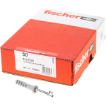 Fischer CONSTRUCTIEKRAAGPLUG S12 FUS 50 St - Grijs