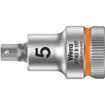 Wera 8740 B HF Binnenzeskant Zyklop Bitdop met 3/8"-aandrijving met vasthoudfunctie, 5,0 x 35 mm - 1 stuk(s)