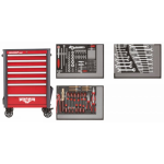 Gedore RED R22071004 Gereedschapwagen WINGMAN 129-Delig 3301694