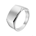 Tft Ring Dwarsmodel Poli/mat Zilver - Silver