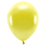 100x Gele ballonnen 26 cm eco/biologisch afbreekbaar - Milieuvriendelijke ballonnen - Feestversiering/feestdecoratie - thema - Themafeest versiering - Geel