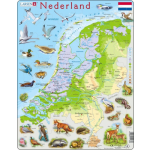 Larsen legpuzzel Maxi Nederland junior karton 68 stukjes