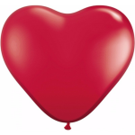 10x Hartjes ballonnen - Valentijn/bruiloft thema ballonnen - Rood