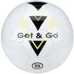 Get & Go Voetbal Triangle Speed PVC leder - Wit