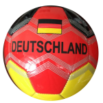LG-Imports voetbal Duitsland 15 cm/rood/geel - Zwart