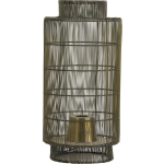 Light & Living Tafellamp/Lantaarn GRUARO - Draad Antiek-Brons - Goud