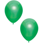 30x Donkere metallic ballonnen 30 cm - Feestversiering/decoratie ballonnen donker - Groen
