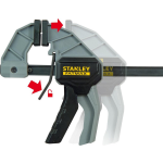 Stanley FATMAX® EENHANDKLEM M (150 mm) | FMHT0-83232 - Noir