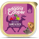 Edgard&Cooper Kuipje Game Duck Adult - Hondenvoer - Wild Eend Veenbes 150 g Graanvrij