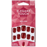 Elegant Touch Rich Red Nagels