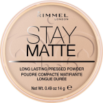 Rimmel 005 - Silky Stay Matte Pressed Powder Poeder 14g - Silver