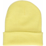 Beechfield basic winter muts/beanie acryl voor volwassenen - Winter Essentials/accessoires - Geel