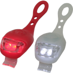 Ben Tools 1x LED fietsverlichting/lampen set siliconen voor en achter - Fiets verlichting en accessoires