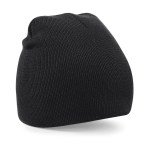 Beechfield Warme gebreide Beanie wintermuts in het voor volwassenen - Damesmutsen / herenmutsen - 100% polyacryl - Basic line - Zwart