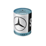 1x Mercedes-Benz spaarpot 14 x 11 cm - spaarpotten - Zwart