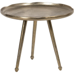 Clayre & Eef bijzettafel Ø 70x50 cm 50425L - Goud