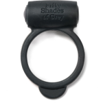 Fifty Shades of Grey Yours and Mine - Vibrating Love Ring - Zwart