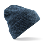 Beechfield Gebreide Heritage Beanie wintermuts in het petrol voor volwassenen - Damesmutsen / herenmutsen - 100% polyacryl - Blauw