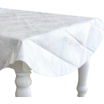 Buiten tafelkleed/tafelzeil paardenbloem pluisjes print 160 cm rond - Tuintafelkleed tafeldecoratie