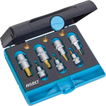Hazet 1557/10 10-delige TORX-dopsleutel bitinzetset - 1/4 - 1/2 - 3/8''