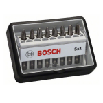 Bosch 2607002556 8-delige Bitset Robust Line Sx1 - Extra Hard - PH