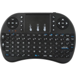 Universeel Mini Draadloos Mediacenter Toetsenbord - Wireless Touchpad PC Windows Android Smart TV Console BOX USB QWERTY Keyboard - - Zwart