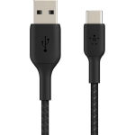 Belkin Braided USB-C-naar-USB-A 3 Meter - Zwart