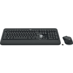 Logitech MK540 Advanced toetsenbord RF Draadloos QWERTY Spaans Zwart, - Blanco