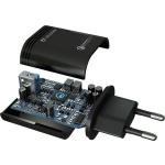 Cellularline CELLULAR-LINE Reislader-kit 18W USB-C Qualcomm Huawei & other - Zwart