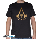 Abystyle Assassin's Creed - AC 4 Golden Crest Men's T-shirt Black
