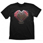 Gaya Entertainment Starcraft 2 T-Shirt Terran Heart