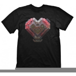 Gaya Entertainment Starcraft 2 T-Shirt Terran Heart