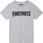 Hole in the Wall Fortnite - Logo Grey Kids T-Shirt