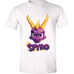 Gildan Softstyle Spyro - Face Logo Men T-Shirt White