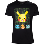 Difuzed Pokemon - Pikachu and Friends camo T-shirt