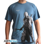 Abystyle Assassin's Creed - Conner Stand Up Men's T-shirt Blue