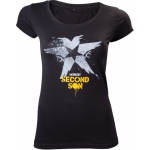 Difuzed Infamous Second Son T-Shirt Black Bird Women